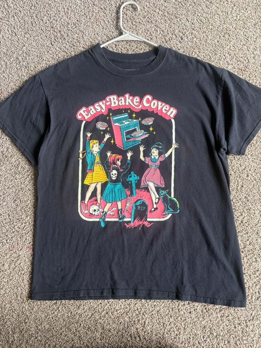 Steven Rhodes Easy-Bake Coven T-Shirt Black Graphic Tee